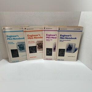 Lot Of 4 Radio Shack Archer Engineer’s Mini-Notebook Forrest Mims - Very Good